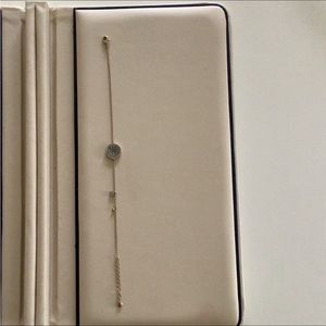 Crystal Disc Bracelet with an adjustable Chain